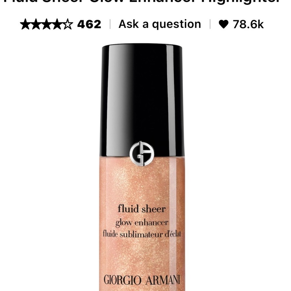 Giorgio Armani Fluid Sheer Glow Enhancer - Gold